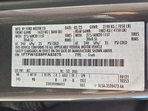 Used 2023 Ford F150 Platinum w/ Equipment Group 701A High image 32