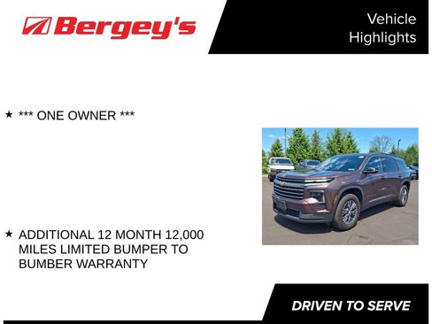 Certified 2024 Chevrolet Traverse LT w/ LPO, Floor Liner Package AWD/4WD image 4