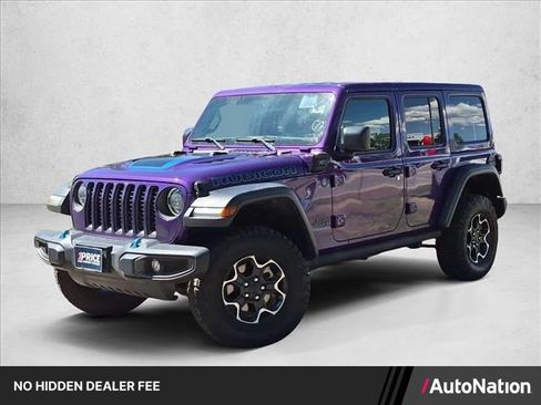 Used 2023 Jeep Wrangler Unlimited Rubicon 4xe w/ Cold Weather Group AWD/4WD image 1