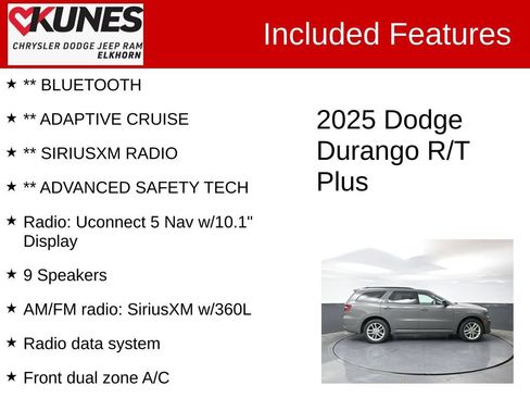 Used 2025 Dodge Durango R/T AWD/4WD image 4