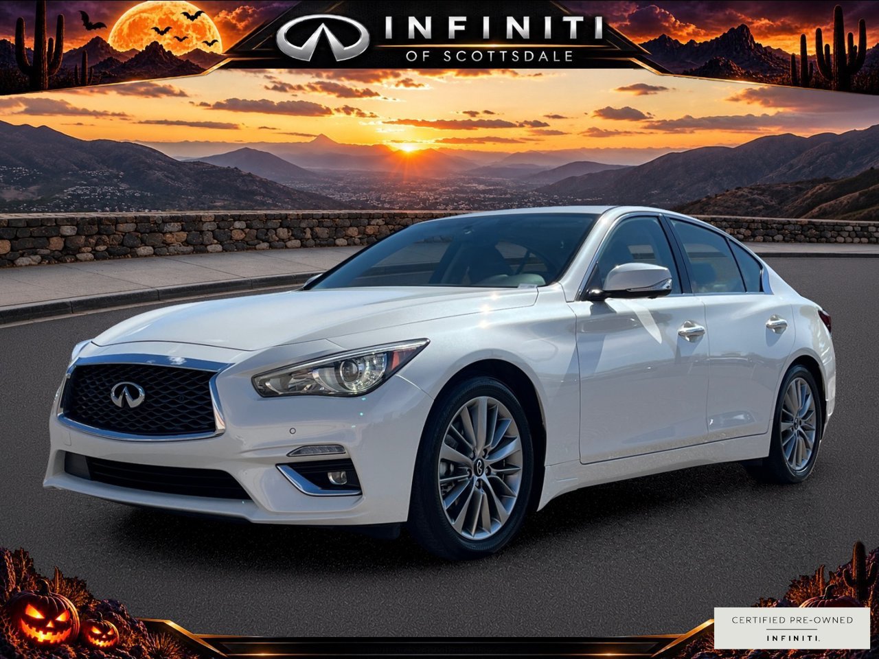 Certified 2023 INFINITI Q50 Luxe w/ Cargo Package RWD image 1
