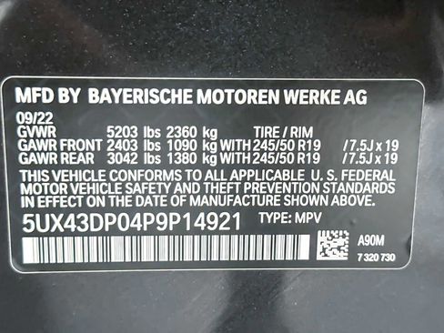 Used 2023 BMW X3 sDrive30i w/ Premium Package image 30