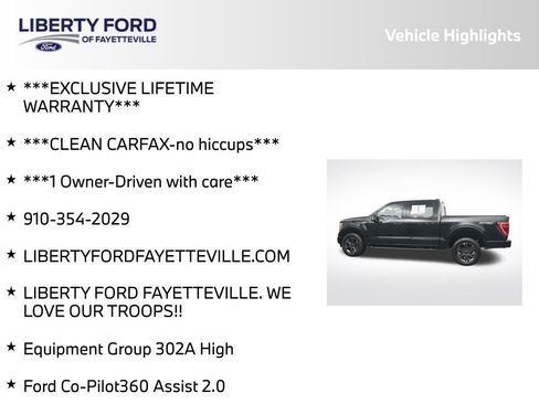 Used 2023 Ford F150 XLT w/ Equipment Group 302A High AWD/4WD image 5
