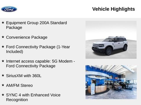 New 2026 Ford Bronco Sport Big Bend w/ Convenience Package image 2