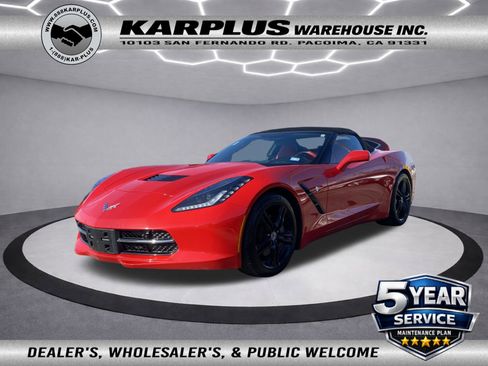 Used 2017 Chevrolet Corvette Stingray Convertible w/ 3LT Preferred Equipment Group image 1