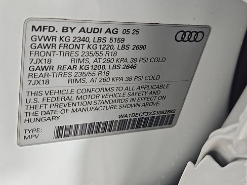 Certified 2025 Audi Q3 2.0T Premium w/ Convenience Package image 44