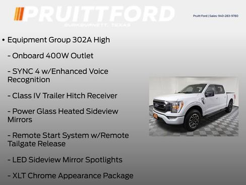 Used 2023 Ford F150 XLT w/ Equipment Group 302A High image 7