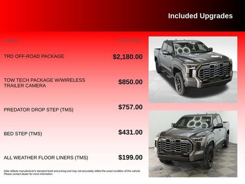 Used 2025 Toyota Tundra Platinum w/ TRD Off-Road Package AWD/4WD image 6