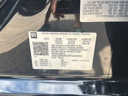 Used 2023 Chevrolet Silverado 1500 RST w/ Protection Package AWD/4WD image 54