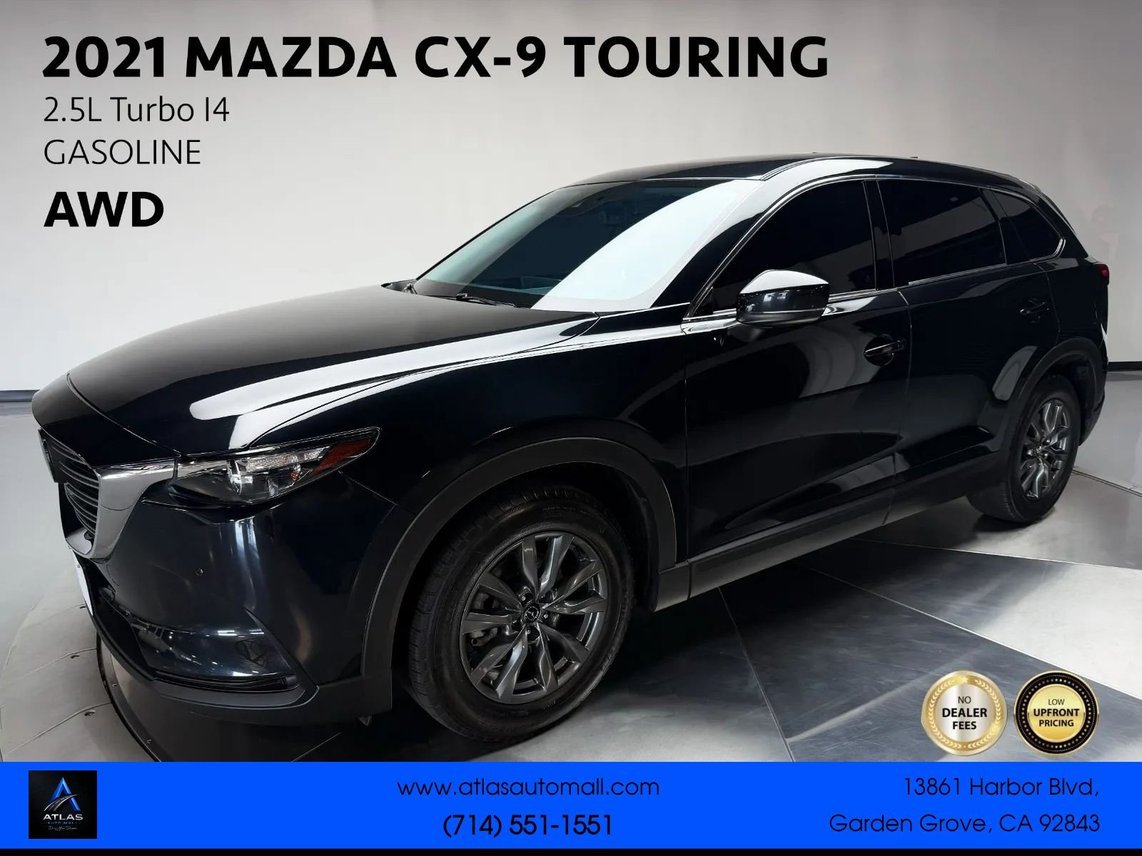 Used 2021 MAZDA CX-9 Touring w/ Touring Premium Package AWD/4WD image 1
