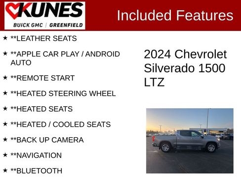 Used 2024 Chevrolet Silverado 1500 LTZ image 2