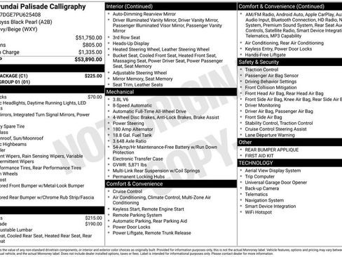 Used 2023 Hyundai Palisade Calligraphy w/ Cargo Package AWD/4WD image 17