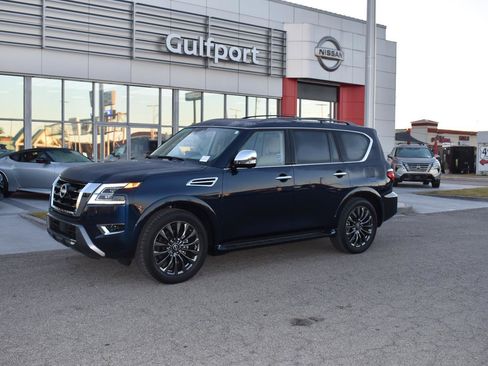 Certified 2024 Nissan Armada Platinum w/ Captain's Chairs Package image 2