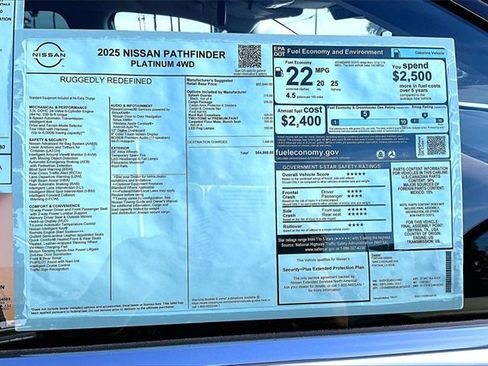 New 2025 Nissan Pathfinder Platinum image 14