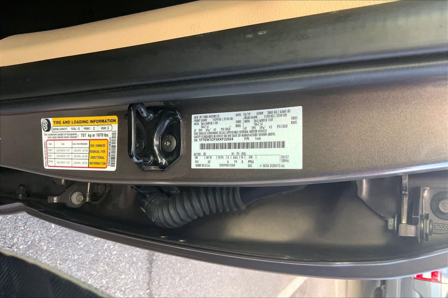 Used 2019 Ford F150 XLT w/ Trailer Tow Package RWD image 32