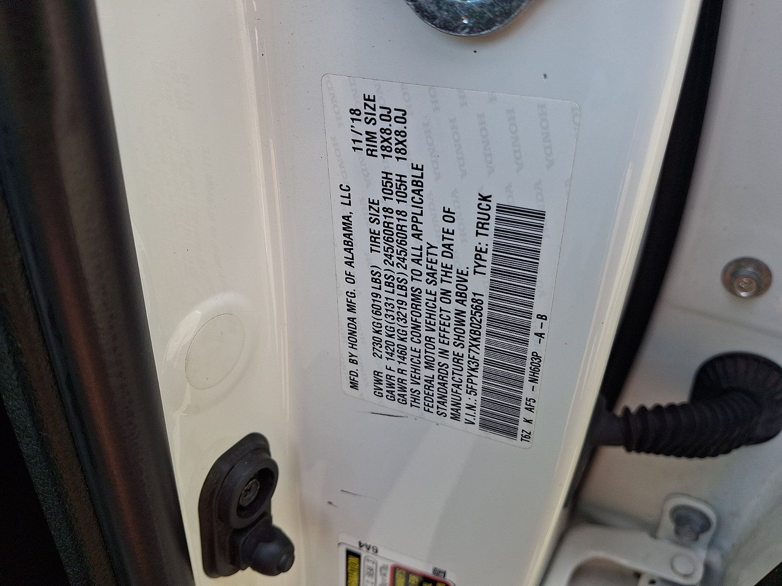Used 2019 Honda Ridgeline RTL-E image 27