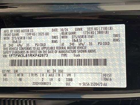 Used 2024 Ford F150 XLT w/ Equipment Group 302A MID AWD/4WD image 24