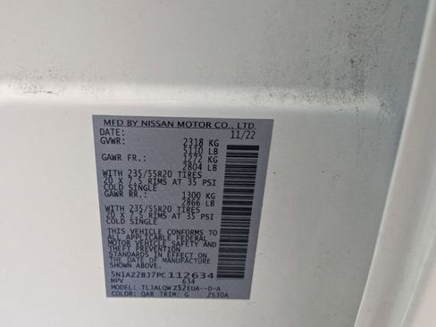 Used 2023 Nissan Murano SV w/ SV Midnight Edition Package image 36