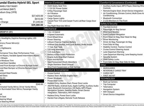 New 2025 Hyundai Elantra SEL image 7