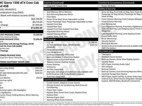 Certified 2024 GMC Sierra 1500 AT4 w/ Technology Package AWD/4WD image 3