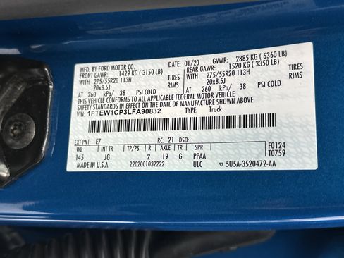 Used 2020 Ford F150 XL w/ Equipment Group 101A Mid image 35