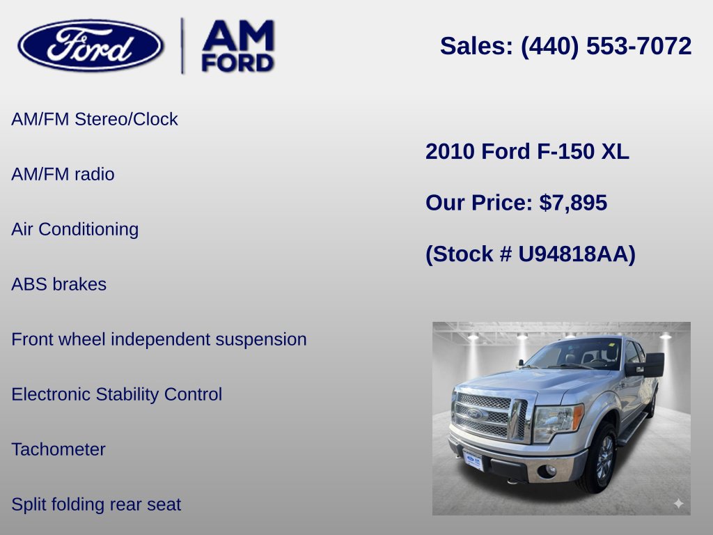 Used 2010 Ford F150 XL AWD/4WD image 7