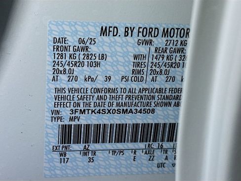 New 2025 Ford Mustang Mach-E GT w/ Interior Protection Package image 16