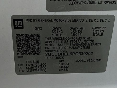 Used 2023 Chevrolet Silverado 1500 ZR2 w/ Technology Package AWD/4WD image 40