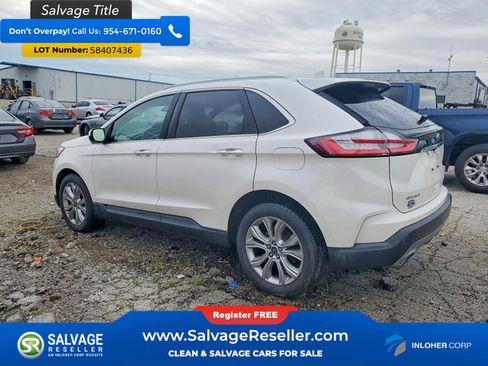Used 2019 Ford Edge Titanium w/ Cold Weather Package FWD image 3