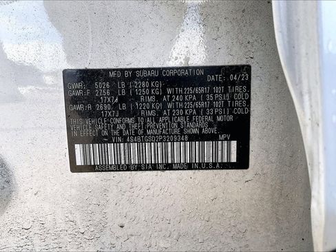 Certified 2023 Subaru Outback Wilderness image 22