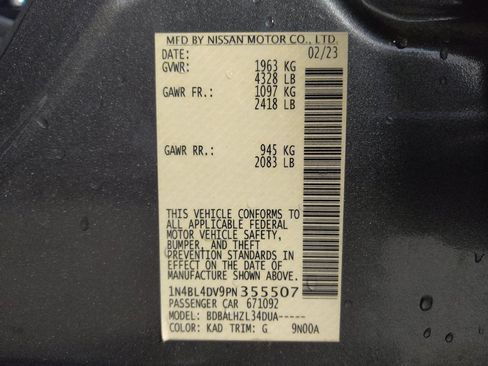 Used 2023 Nissan Altima 2.5 SV image 33