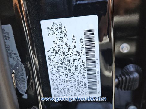 New 2026 Honda Ridgeline TrailSport image 13