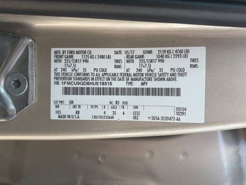 Used 2017 Ford Escape SE AWD/4WD image 43