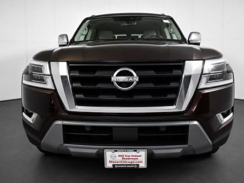 Used 2021 Nissan Armada Platinum w/ Captain's Chairs Package AWD/4WD image 2