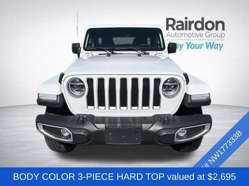 Used 2022 Jeep Wrangler Unlimited Sahara w/ LED Lighting Group AWD/4WD image 2