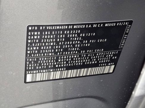 New 2026 Volkswagen Tiguan SE AWD/4WD image 11