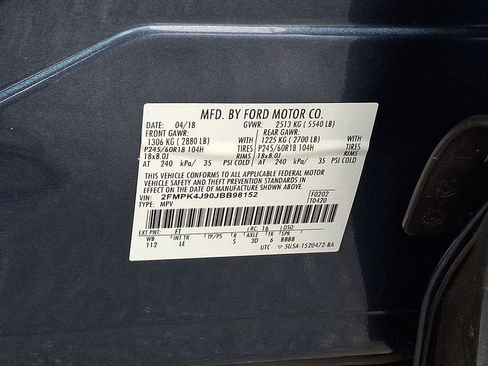 Used 2018 Ford Edge SEL w/ Equipment Group 201A image 27