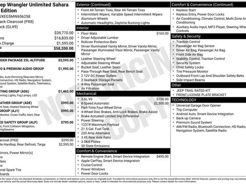 Used 2021 Jeep Wrangler Unlimited Sahara image 63