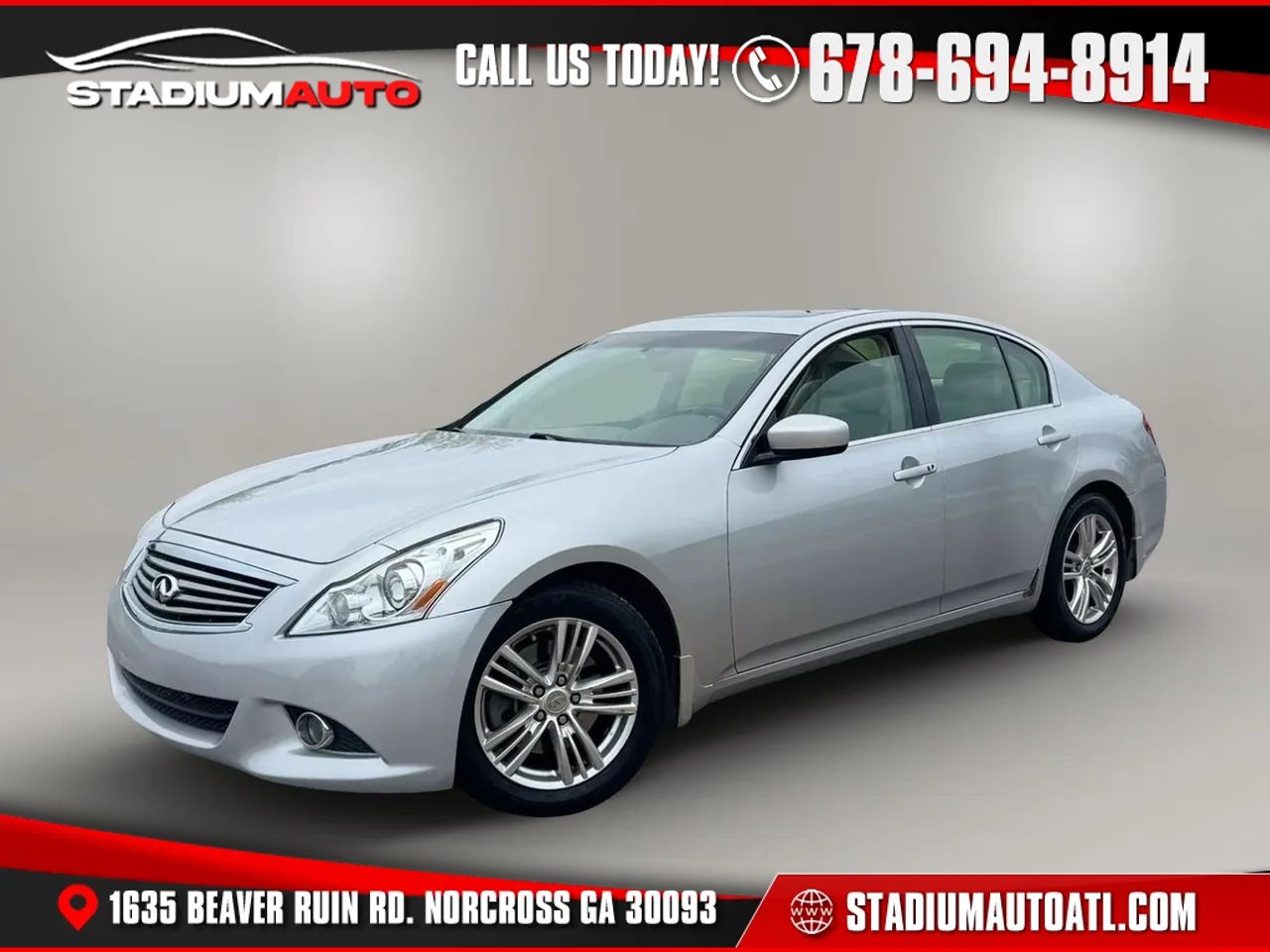 Used 2011 INFINITI G25 Journey w/ Moonroof Pkg RWD image 1