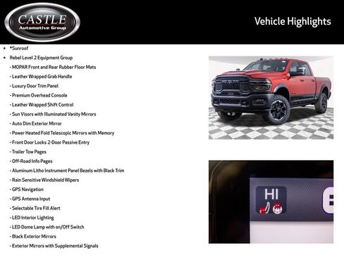 New 2026 RAM 2500 Rebel w/ Rebel Level 2 Equipment Group AWD/4WD image 3