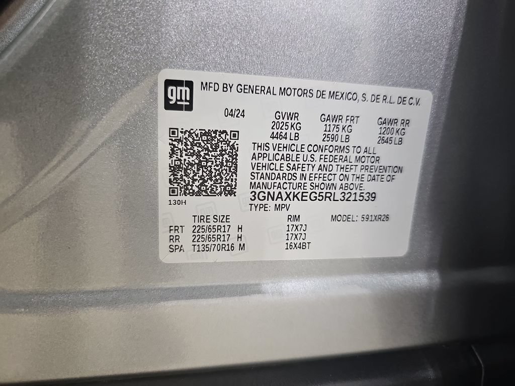 Certified 2024 Chevrolet Equinox LT w/ LPO, Floor Liner Package FWD image 41