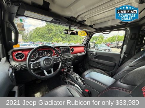 Used 2021 Jeep Gladiator Rubicon w/ Trailer Tow Package AWD/4WD image 11