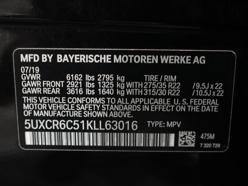 Used 2019 BMW X5 xDrive40i w/ M Sport Package AWD/4WD image 42