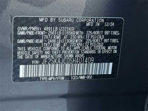 Used 2025 Subaru Forester Wilderness w/ Wilderness Package image 22