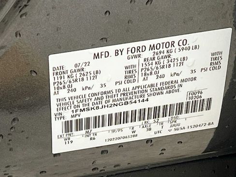 Used 2022 Ford Explorer Timberline AWD/4WD image 34