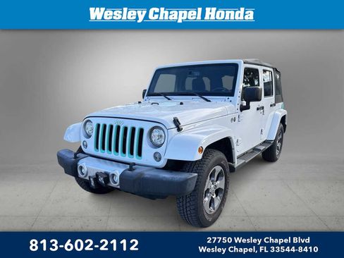 Used 2017 Jeep Wrangler Unlimited Sahara w/ Connectivity Group image 1