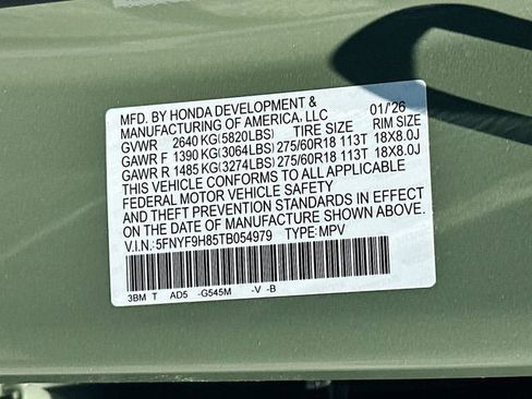 Used 2026 Honda Passport TrailSport Elite image 35