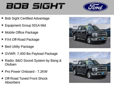 Used 2025 Ford F150 Lariat w/ Equipment Group 501A Mid AWD/4WD image 3