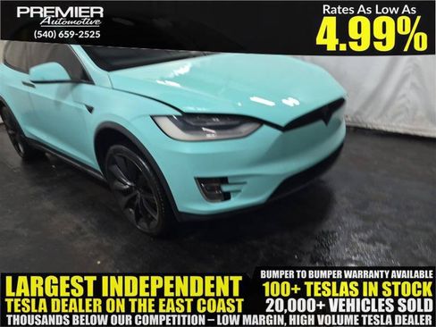 Used 2020 Tesla Model X Long Range AWD/4WD image 1