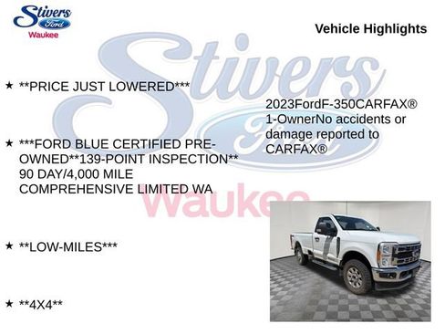 Certified 2023 Ford F350 XLT w/ Snow Plow Prep Package AWD/4WD image 9
